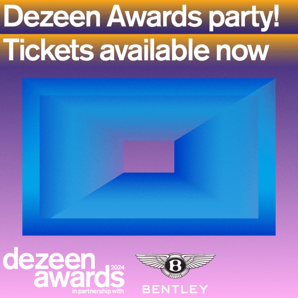 Dezeen Awards 2024 party tickets on sale now!