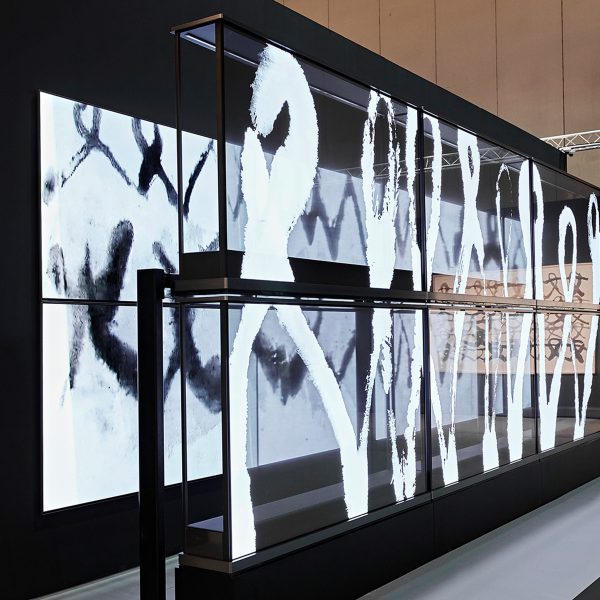 LG OLED exhibits digital works by artist Suh Do Ho at Frieze Seoul