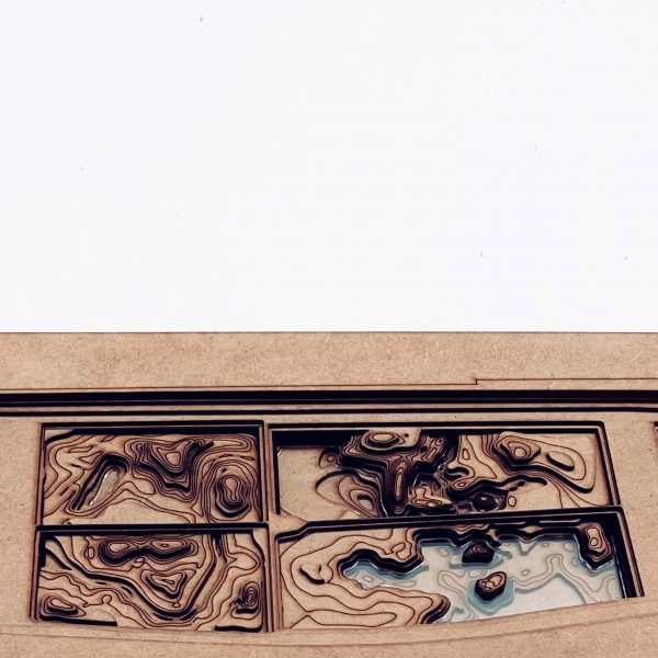 Student work – an architectural landscape model