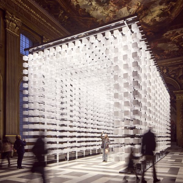 Melek Zeynep Bulut installs suspended “portal” in London’s Painted Hall