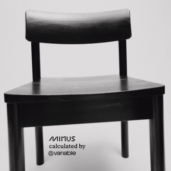 Photo of Minus chair by Minus with text
