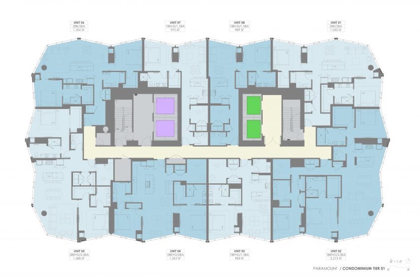 Paramount Tower nashvilla plans