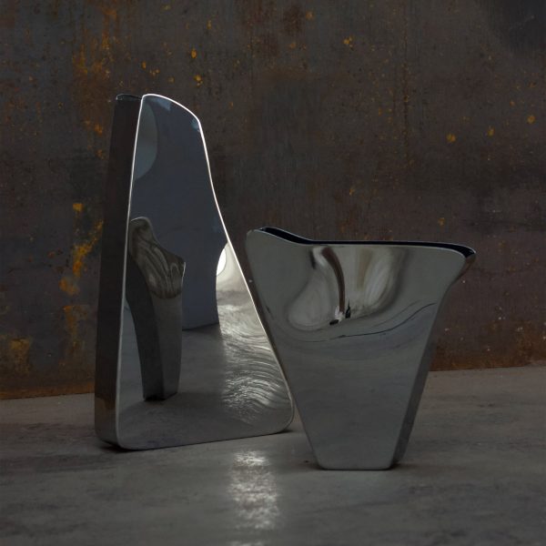 Photo of reflective design objects for Swab Barcelona