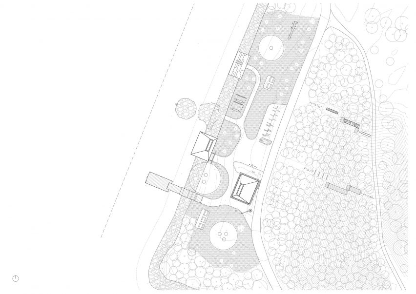 Site plan of Slusen