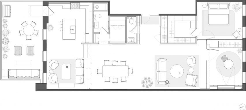 Atlantic Avenue Home by Bureau Tempo floor plan