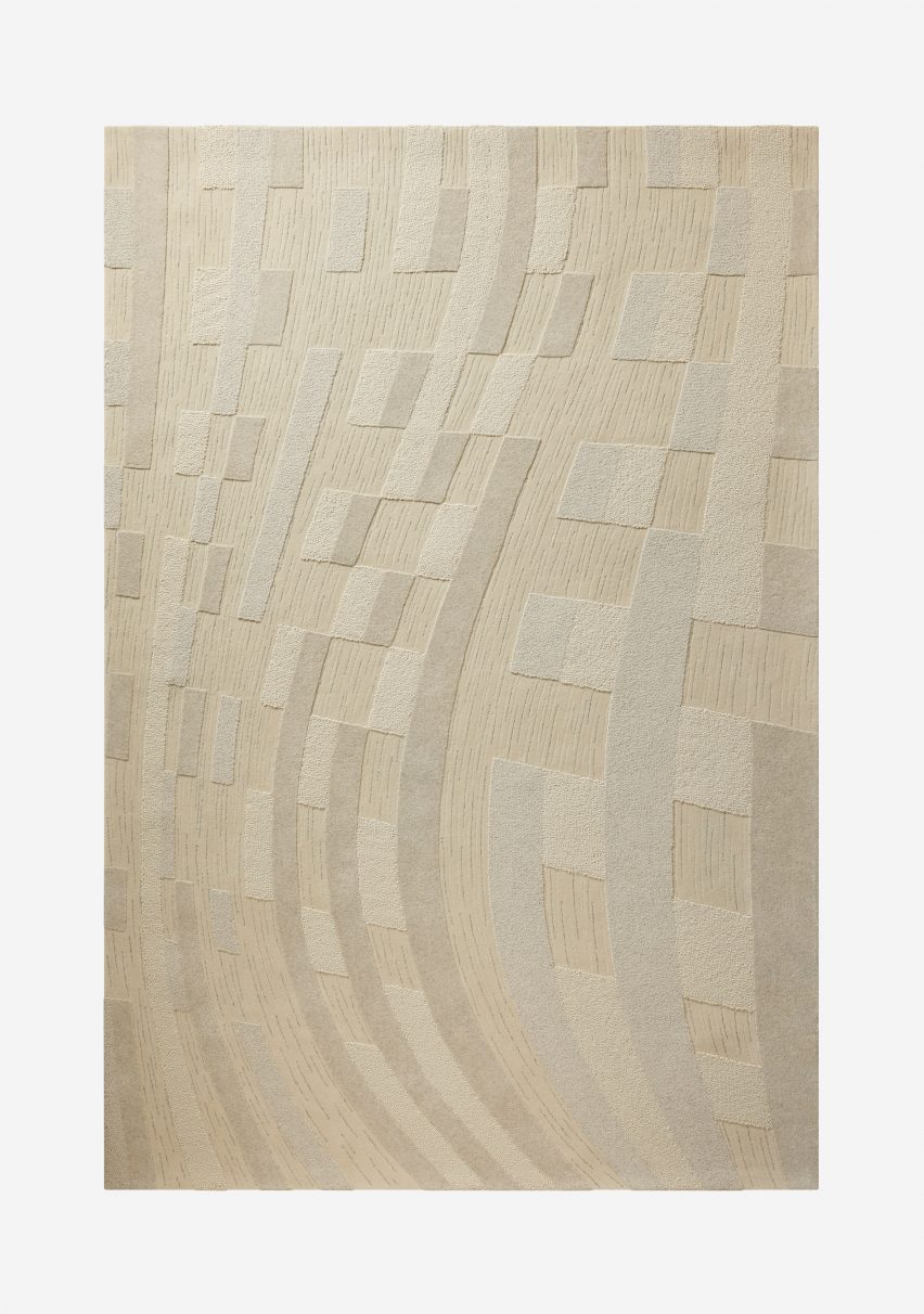 Biophilic rug by Tai Ping at London Design Festival