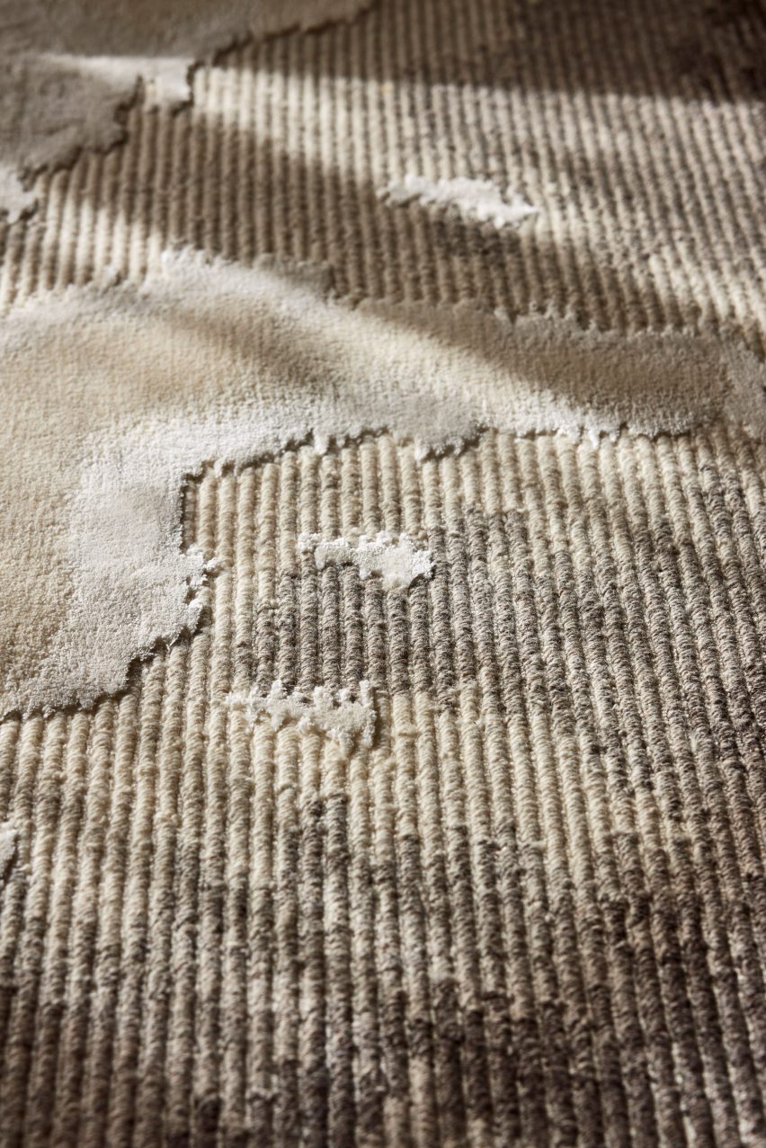 Biophilic rug by Tai Ping at London Design Festival