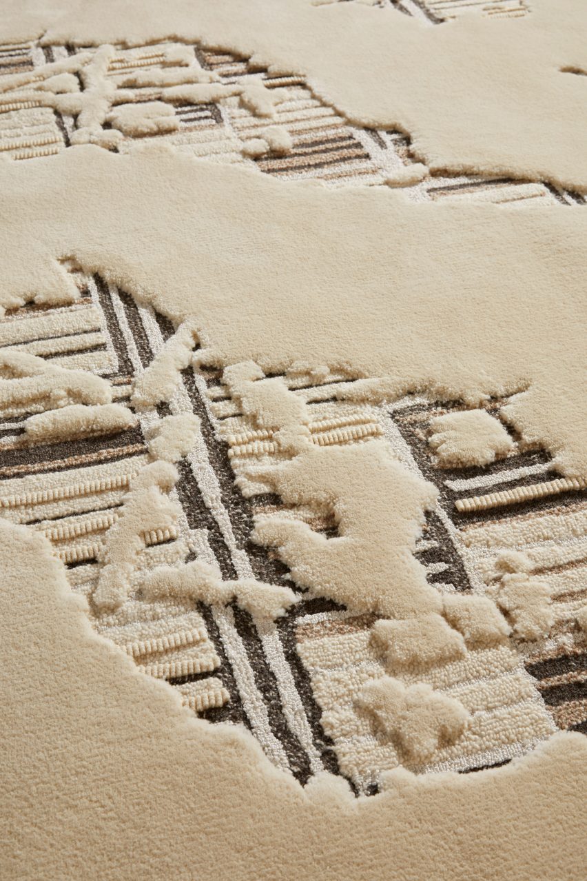 Biophilic rug by Tai Ping at London Design Festival