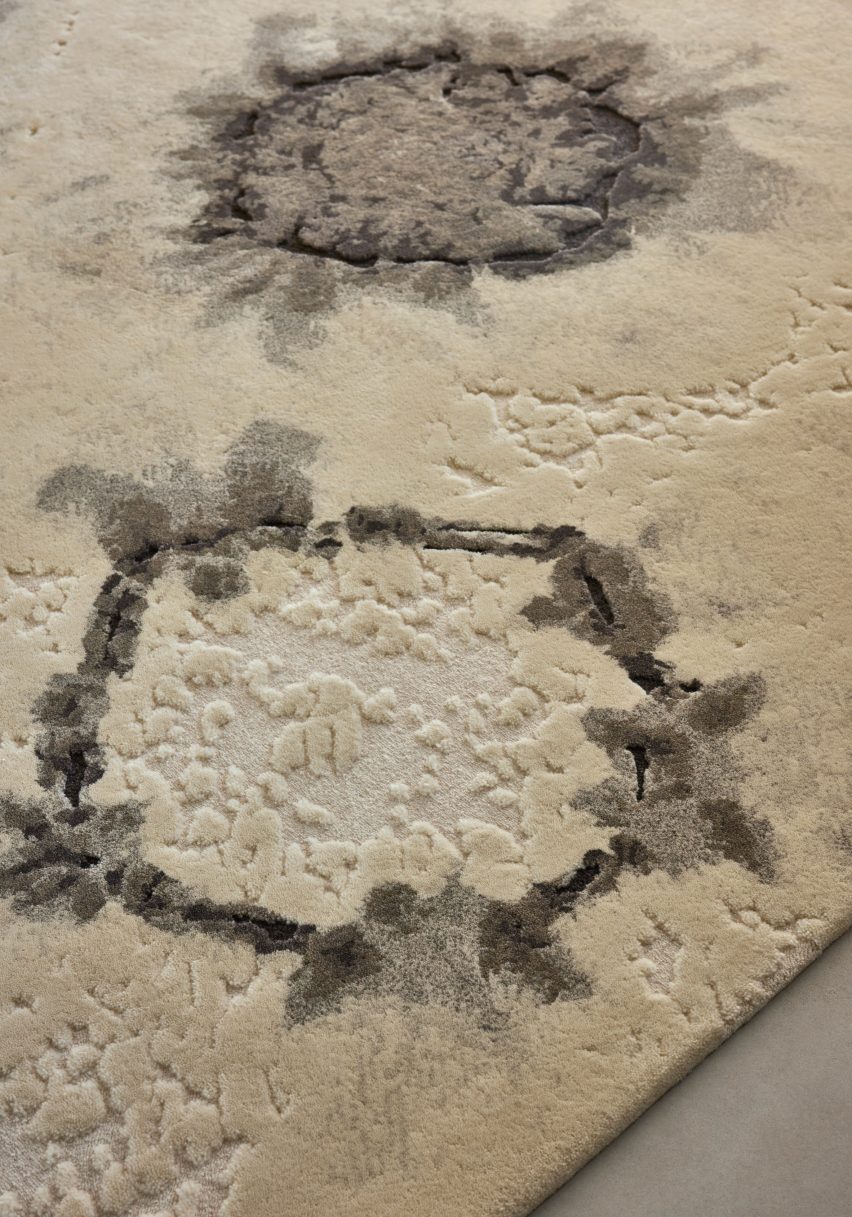 Biophilic rug by Tai Ping at London Design Festival