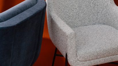 The Ski chair designed by Barbara Barry for HBF
