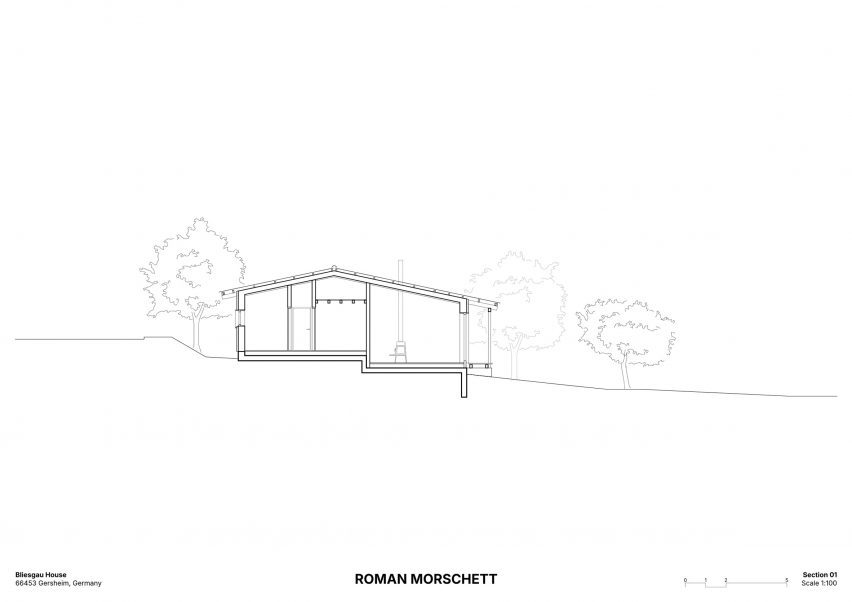 Section of Bliesgau House by Roman Morschett