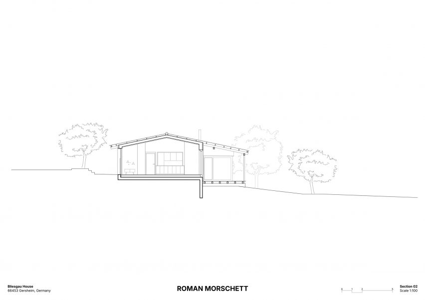 Section of Bliesgau House by Roman Morschett