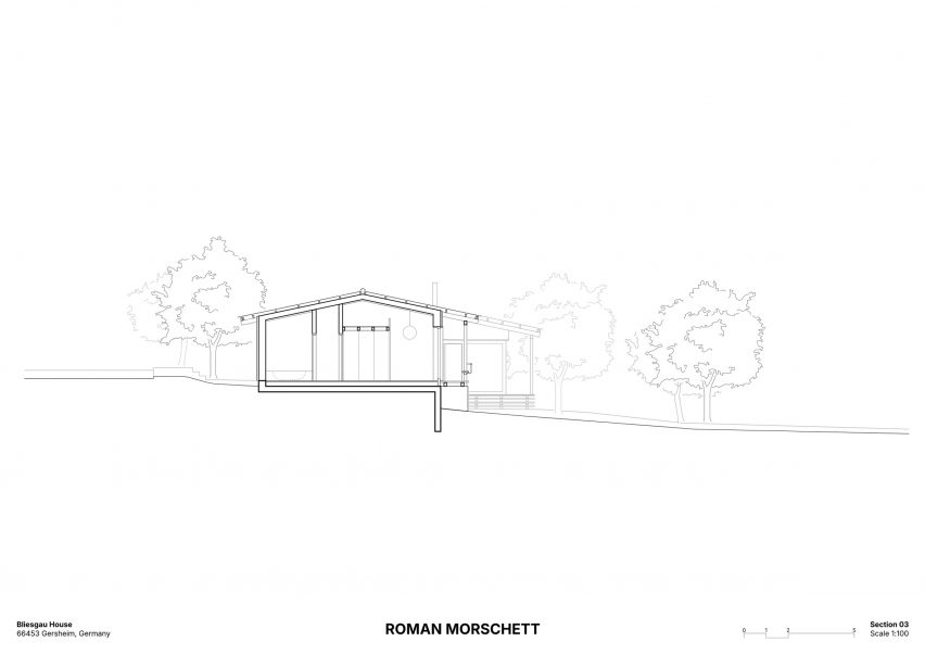 Section of Bliesgau House by Roman Morschett