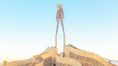 Burning Man effigy