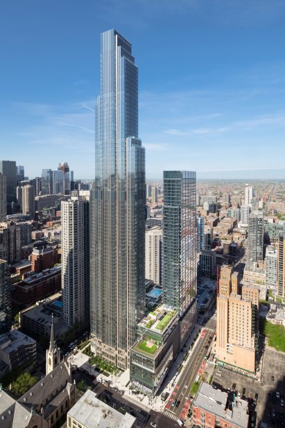 One Chicago East by Goettsch Partners 