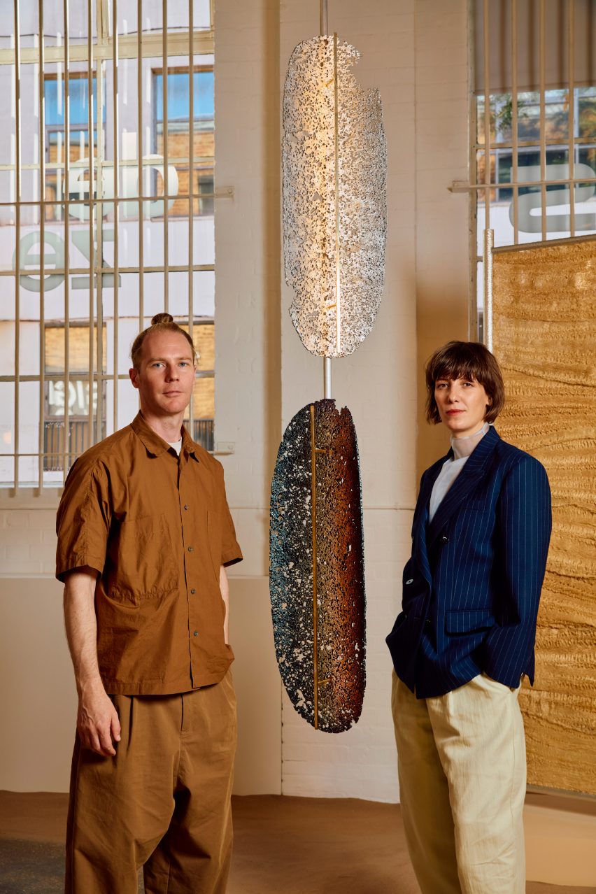 Portrait of Iain Howlett and Marina Dragomirova of Studio Furthermore