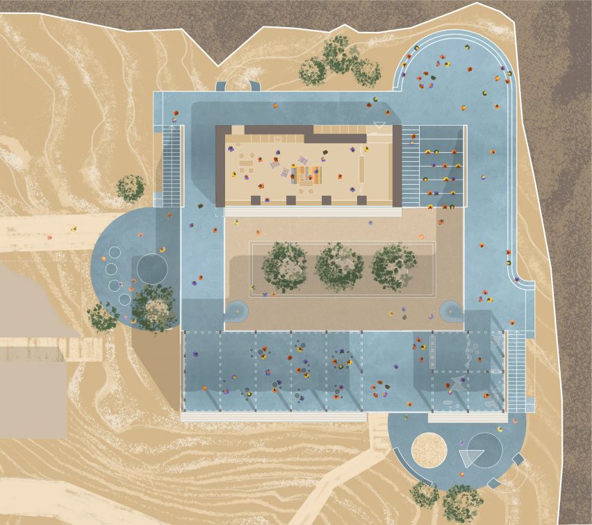 Plan of Spring Dales Public School by Chybik + Kristof