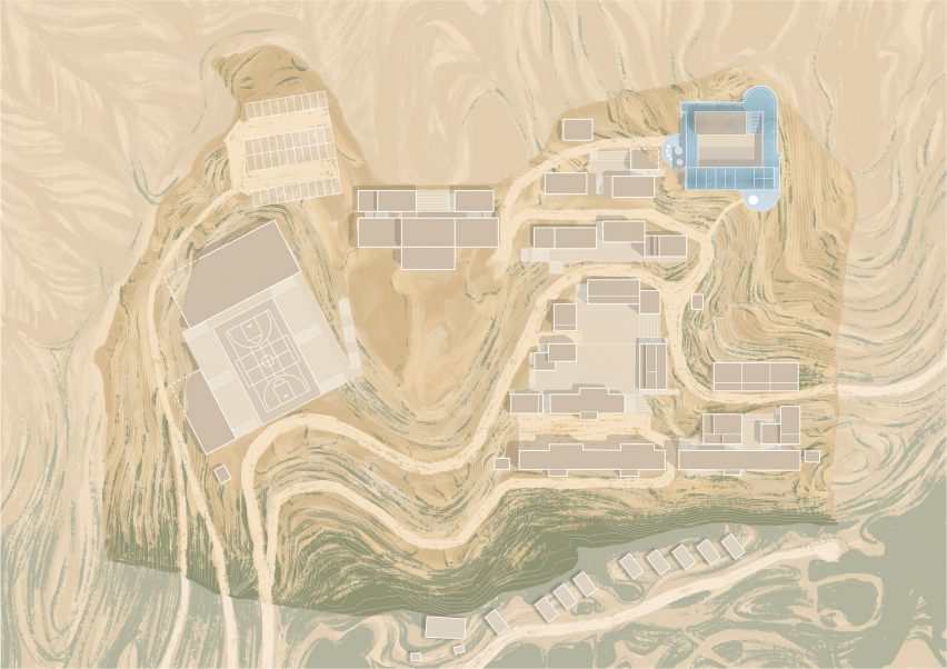 Plan of Spring Dales Public School by Chybik + Kristof