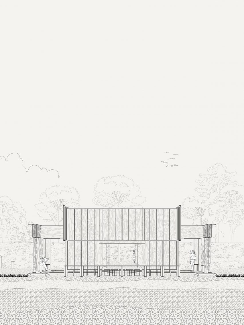 Section of Forum des Vestiges by Pratique and Fanum