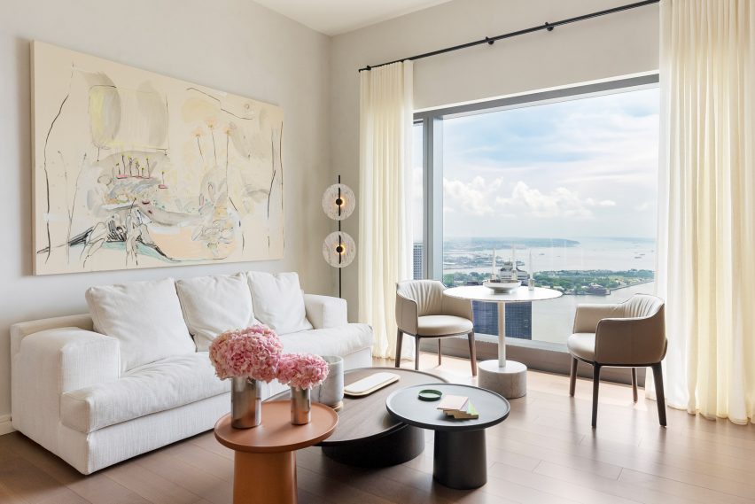 Interior of skyscraper