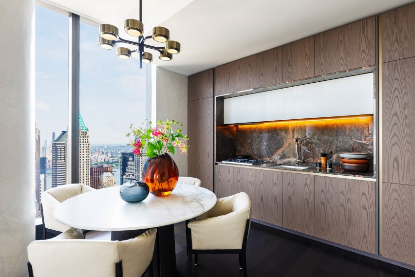Interior of skyscraper