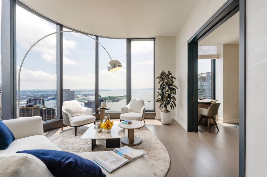 Interior of skyscraper