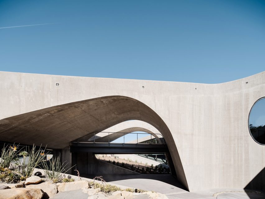 Arched building