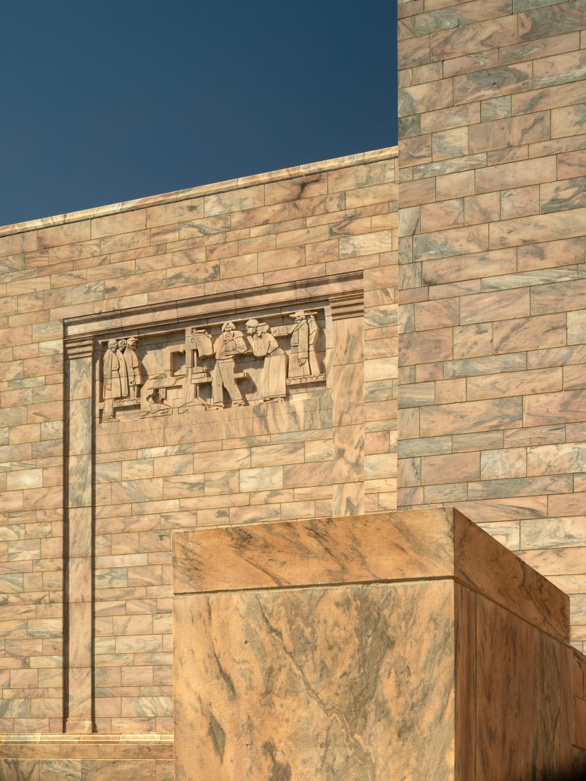 Stone facade