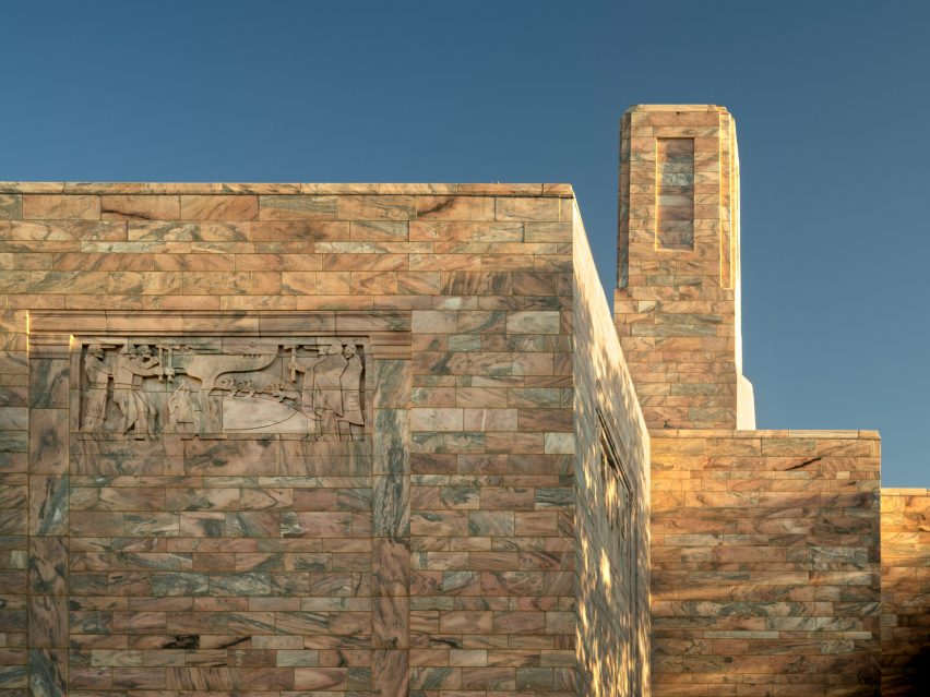 Stone facade