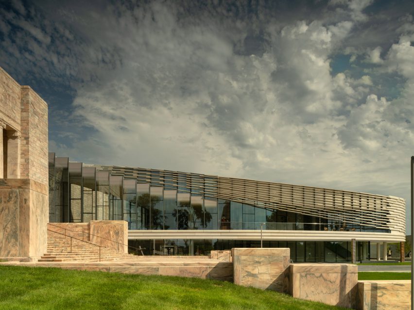 Glass clad museum
