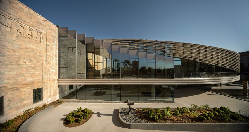 Glass clad museum