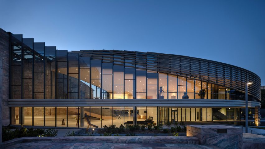 Glass clad museum