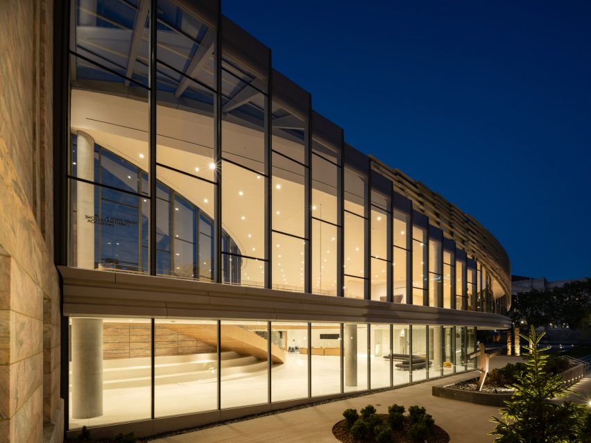 Glass clad museum