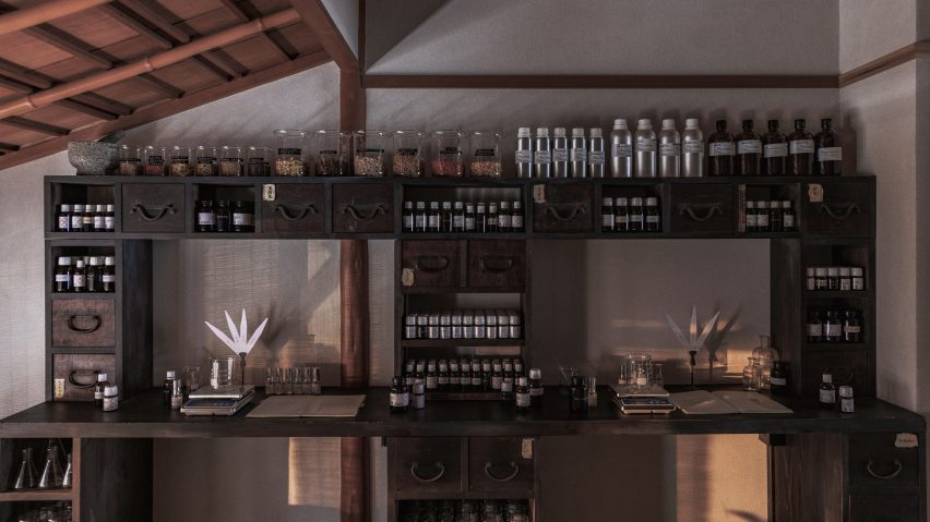 Perfumes in Le Labo flagship store