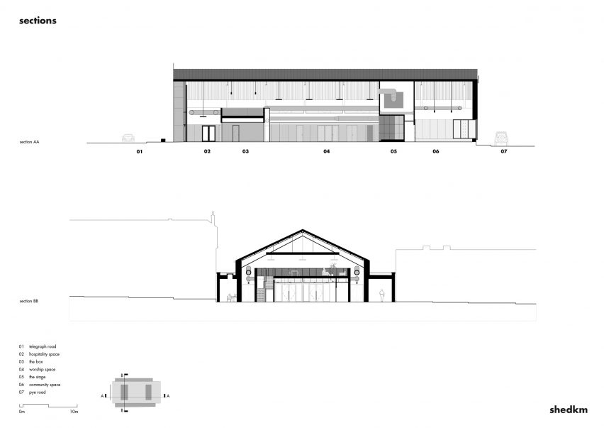 Sections of Lighthouse Church by Shedkm