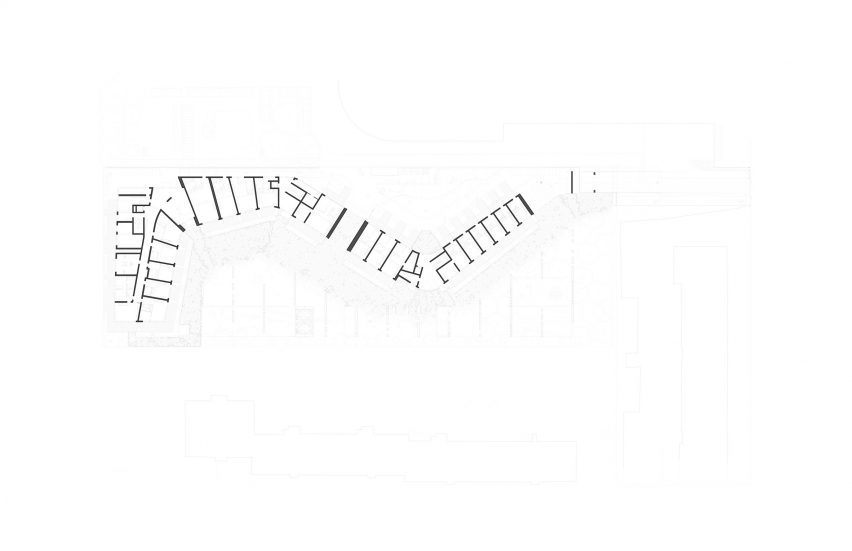 Floor plan of Meander by Steven Holl Architects