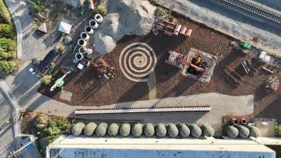 Aerial view of Metabolic Studio
