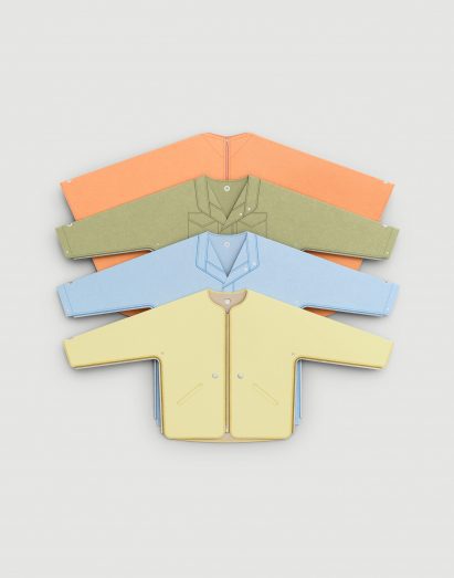 Folded jackets by Moncler