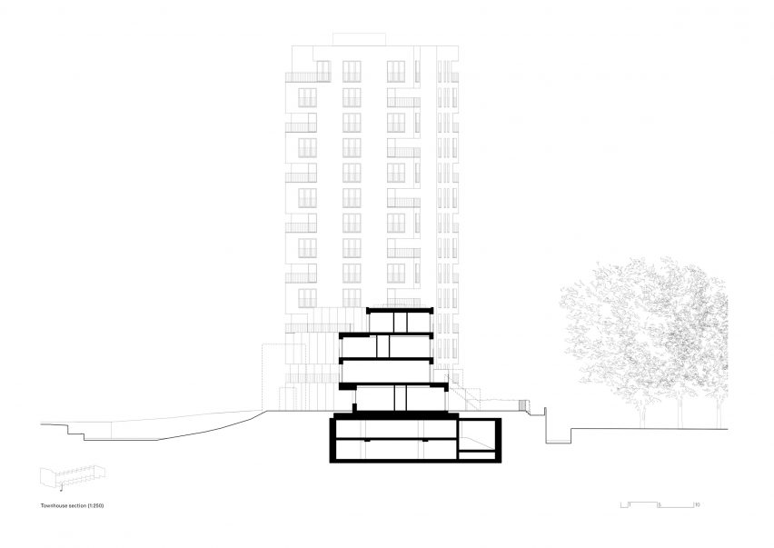Section of Hertogensite residences