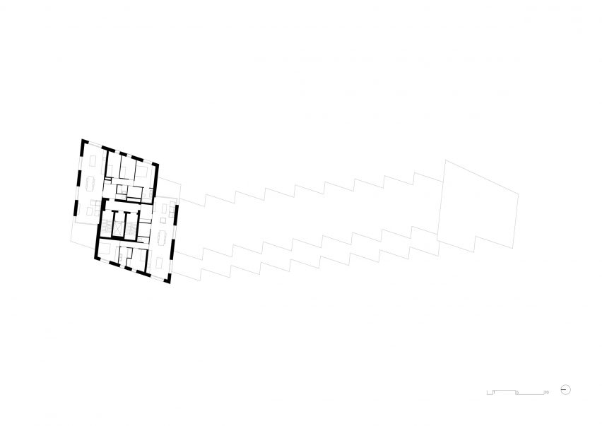 Fourth floor plan of Hertogensite residences