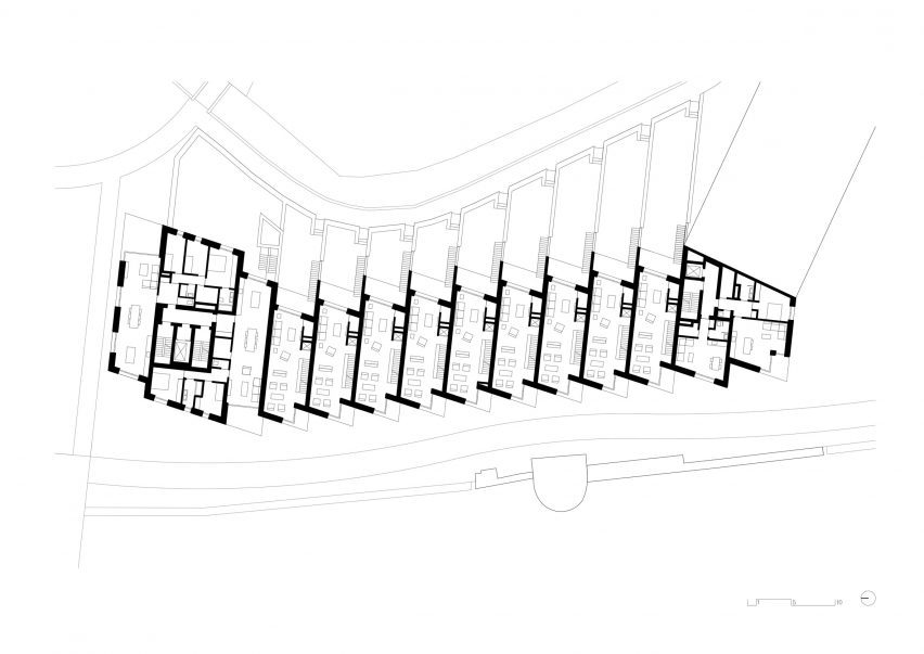 First floor plan of Hertogensite residences