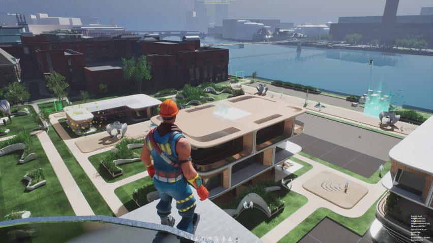 Re:Imagine London game in Fortnite by Zaha Hadid Architects