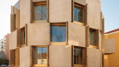 Portuguese housing block by Bureau des Mésarchitecture