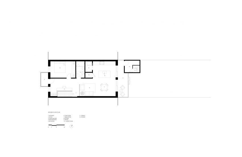 Upper floor plan