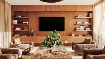 Living room in Sydney home