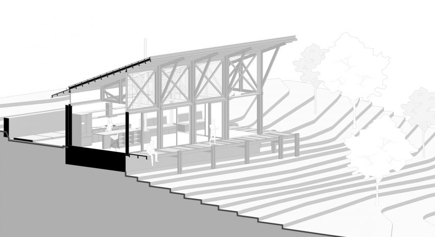 Section of Two Face House by SO?