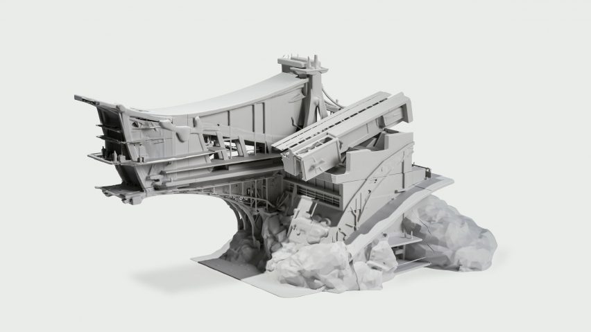 an image of an architectural model