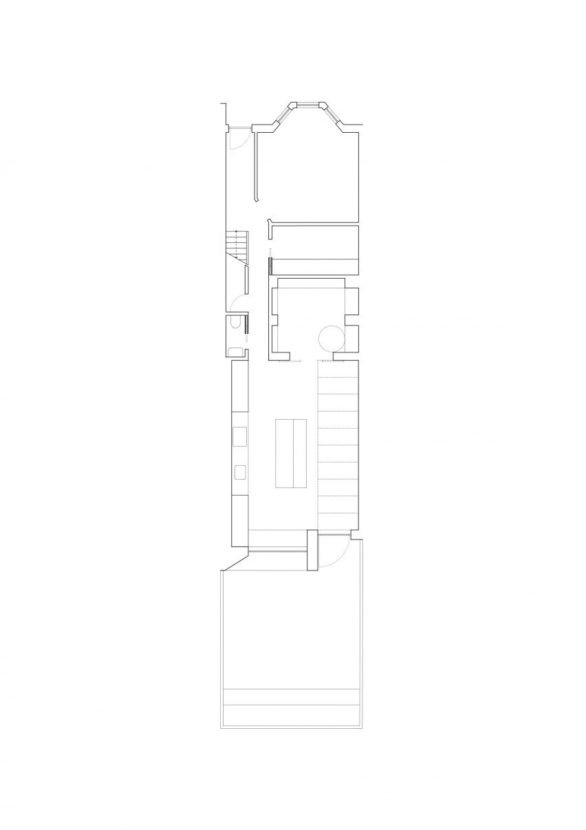 Floor plan of Vinyl House by Benjamin Wilkes