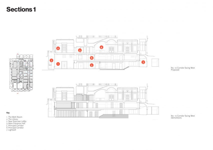 Section of the British Academy by Wright and Wright