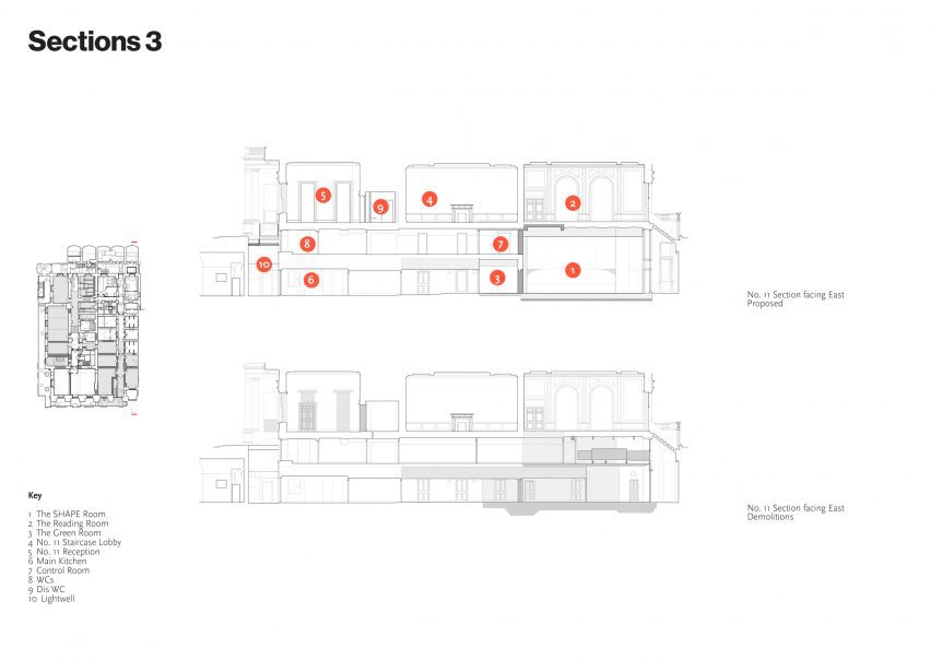 Section of the British Academy by Wright and Wright